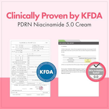 TOSOWOONG PDRN Niacinamide 5.0 Cream – Dark Spot Remover & Hydrating Moisturizer with Salmon DNA, Korean Skincare 50ml Avelisse
