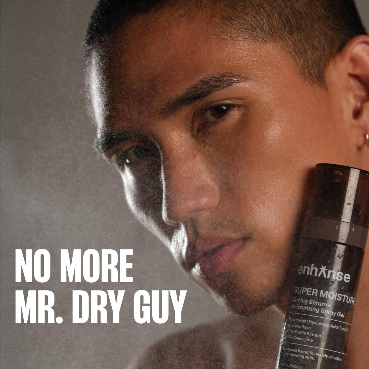 Enhanse Super Moisture 2-in-1 Day to Night Serum & Moisturizer Spray – Hydration & Repair with Hyaluronic Acid, Exosomes & NAD+, for Men, All Skin Types, 100 mL Avelisse