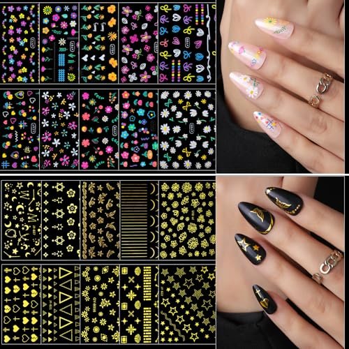 FANDAMEI Nail Art Brushes Kit - Complete Set with Dotting Tools, Rhinestones, Pearls, Charms, Gems, Stickers, and Nail Stand for Press-On Nails - görsel 8