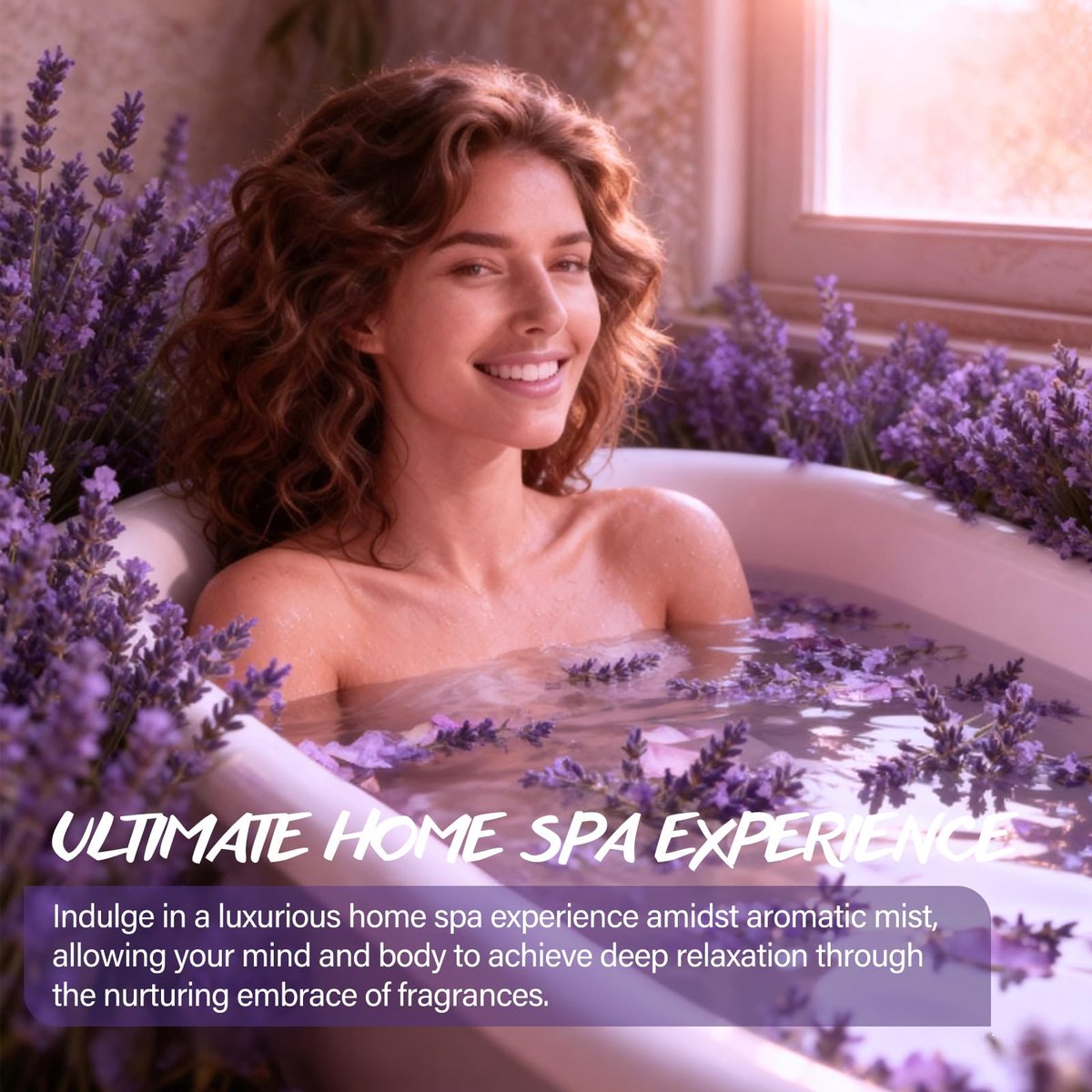 Lavender Relaxing Bath Gift Set for Women – 8-Piece Spa Gift Basket with Shea Butter & Essential Oil Avelisse