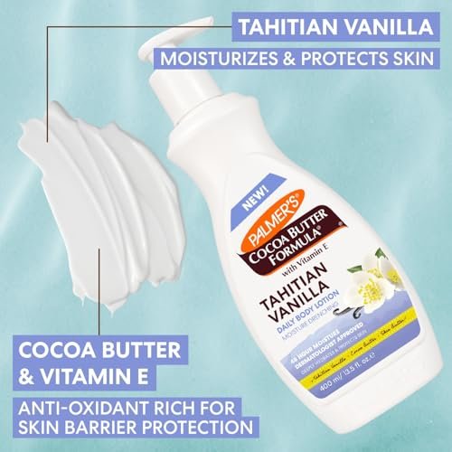 Palmer's Cocoa Butter Formula Glow & Hydrate Bundle: Tahitian Vanilla Body Lotion (13.5 Oz) + Body Oil (6.5 Fl Oz) for Radiant, Glowing Skin Avelisse