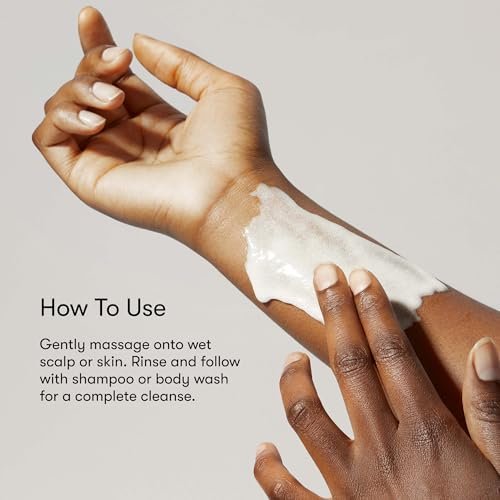 Odele Scalp + Body Scrub – Exfoliating Sugar Scrub with Caffeine, 8 oz Avelisse