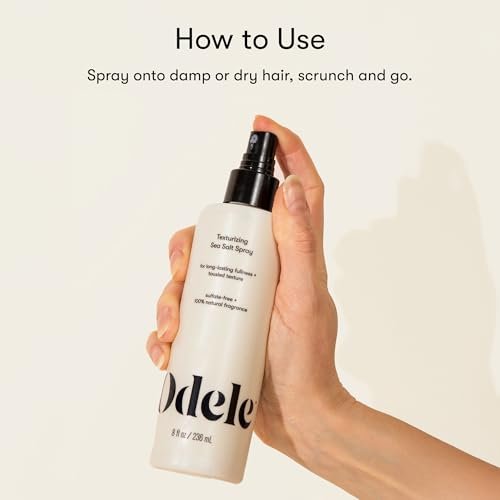 Odele Texturizing Sea Salt Spray – 8 fl oz | Volume & Tousled Texture for Straight to Wavy Hair - görsel 10