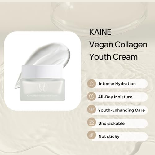 KAINE Vegan Collagen Cream – Plant-Based Hydrating Face Moisturizer (1.69 fl oz / 50ml) - görsel 4