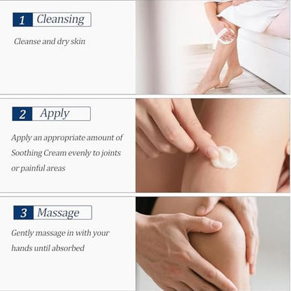 QUZOYU Capsacare Neuropathy Relief Cream - Capsaicin, Arnica, Menthol, MSM & Glucosamine for Feet, Hands, Legs, Muscles, Joints, Waist - Fast Absorption, Mild & Natural Avelisse