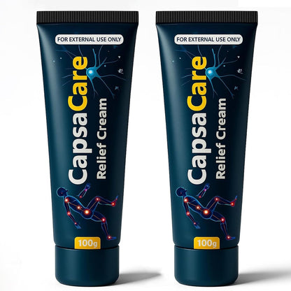 QUZOYU Capsacare Neuropathy Relief Cream - Capsaicin, Arnica, Menthol, MSM & Glucosamine for Feet, Hands, Legs, Muscles, Joints, Waist - Fast Absorption, Mild & Natural Avelisse