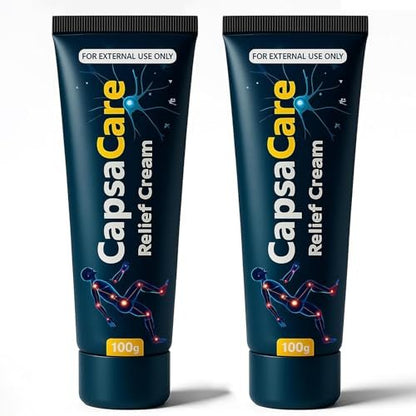 QUZOYU Capsacare Neuropathy Relief Cream - Capsaicin, Arnica, Menthol, MSM & Glucosamine for Feet, Hands, Legs, Muscles, Joints, Waist - Fast Absorption, Mild & Natural Avelisse