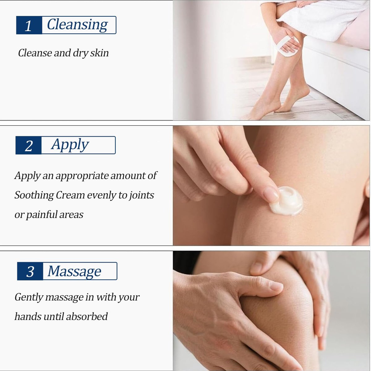 QUZOYU Capsacare Neuropathy Relief Cream - Capsaicin, Arnica, Menthol, MSM & Glucosamine for Feet, Hands, Legs, Muscles, Joints, Waist - Fast Absorption, Mild & Natural Avelisse