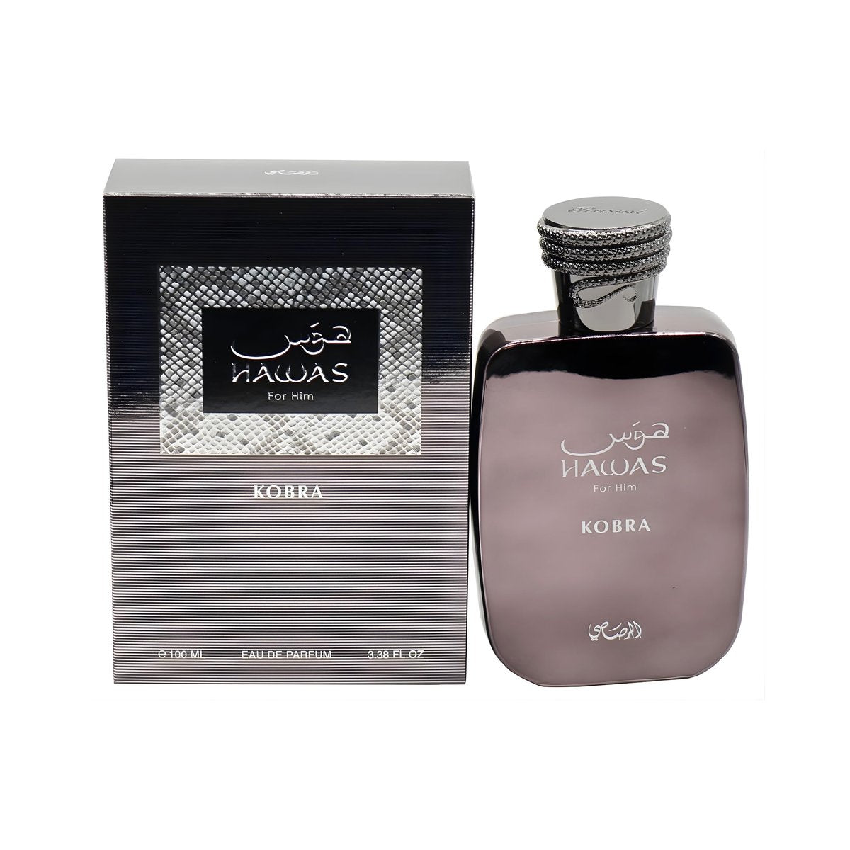 Hawas Kobra by Rasasi - Eau de Parfum, 3.38 Fl Oz Avelisse