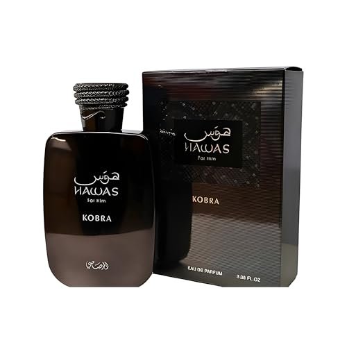 Hawas Kobra by Rasasi - Eau de Parfum, 3.38 Fl Oz Avelisse