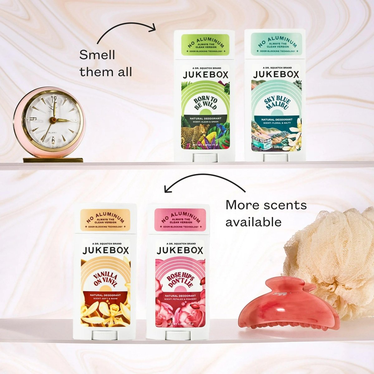 JUKEBOX Natural Deodorant for Women – Born to Be Wild Scent, Aluminum-Free, No Baking Soda, 2.65 oz - görsel 13
