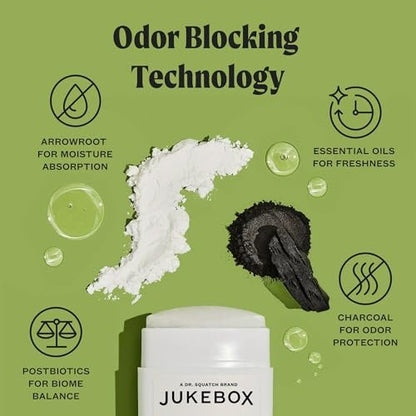 JUKEBOX Natural Deodorant for Women – Born to Be Wild Scent, Aluminum-Free, No Baking Soda, 2.65 oz