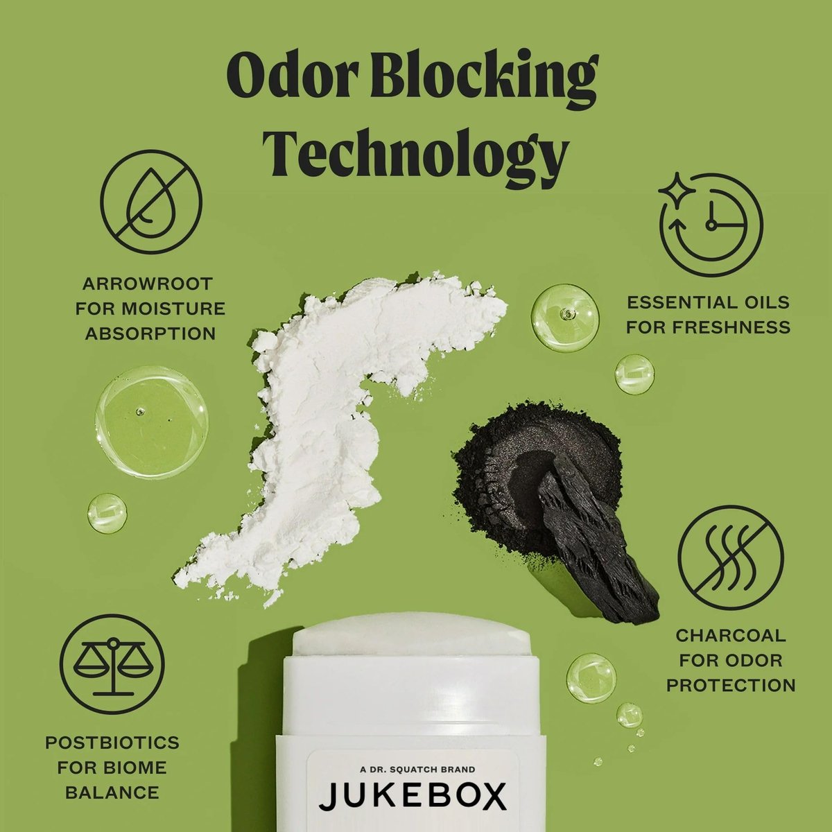 JUKEBOX Natural Deodorant for Women – Born to Be Wild Scent, Aluminum-Free, No Baking Soda, 2.65 oz - görsel 9