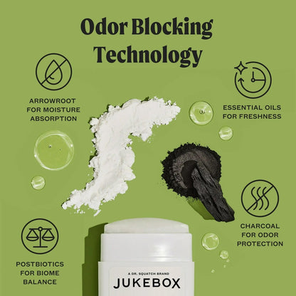 JUKEBOX Natural Deodorant for Women – Born to Be Wild Scent, Aluminum-Free, No Baking Soda, 2.65 oz