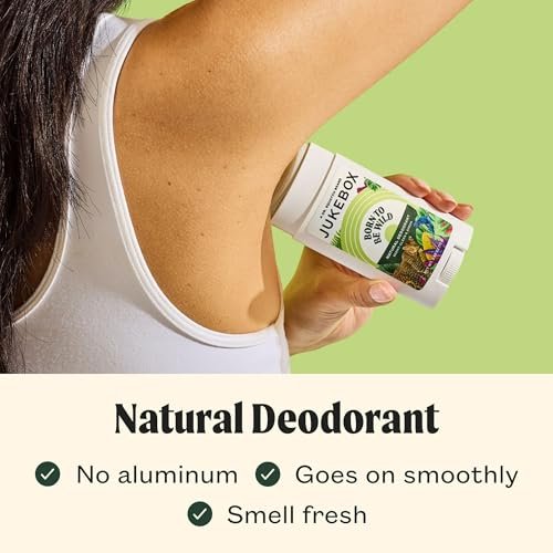 JUKEBOX Natural Deodorant for Women – Born to Be Wild Scent, Aluminum-Free, No Baking Soda, 2.65 oz - görsel 4