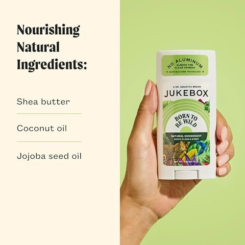 JUKEBOX Natural Deodorant for Women – Born to Be Wild Scent, Aluminum-Free, No Baking Soda, 2.65 oz - görsel 8