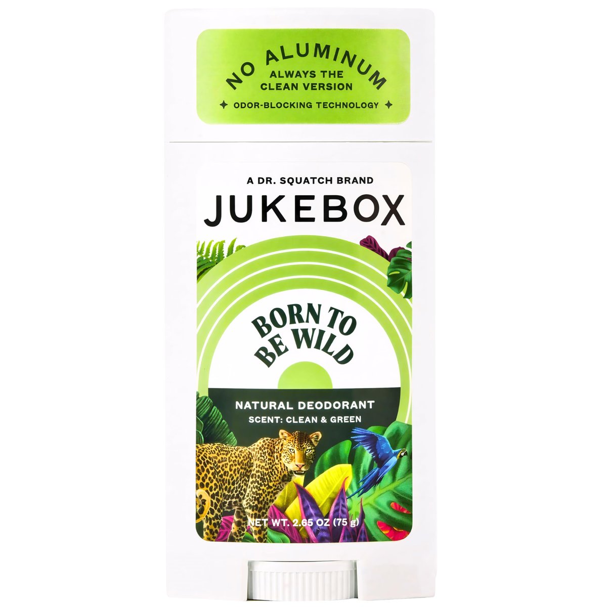 JUKEBOX Natural Deodorant for Women – Born to Be Wild Scent, Aluminum-Free, No Baking Soda, 2.65 oz - görsel 1
