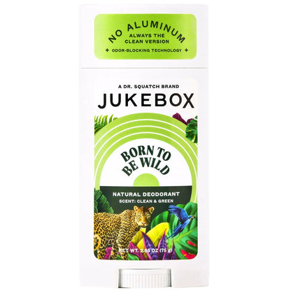 JUKEBOX Natural Deodorant for Women – Born to Be Wild Scent, Aluminum-Free, No Baking Soda, 2.65 oz