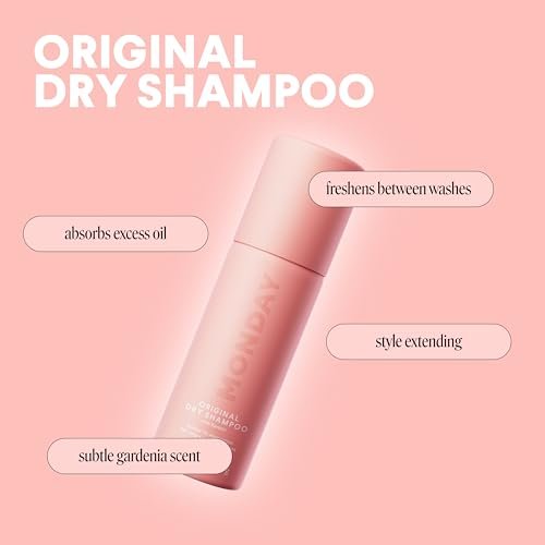 MONDAY HAIRCARE Original Dry Shampoo with Keratin, Oil-Absorbing for All Hair Types, 50ml (3-Pack) - görsel 4