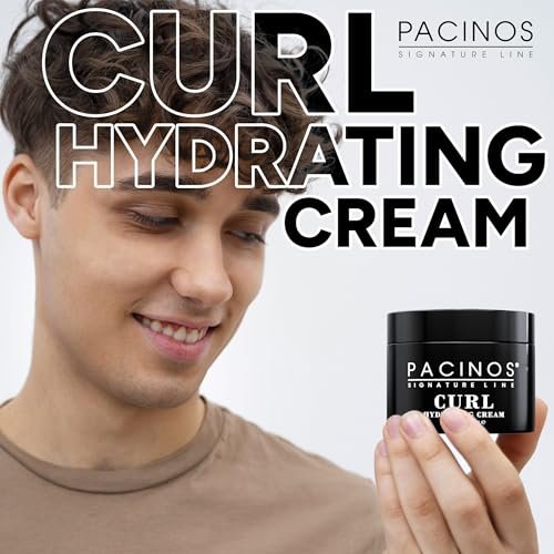 Pacinos Curl Hydrating Cream - Curl Defining & Frizz Control Styling Cream - Salon Quality Moisture Control for Curly Hair - 10 oz Avelisse