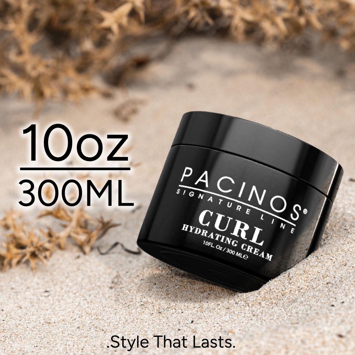 Pacinos Curl Hydrating Cream - Curl Defining & Frizz Control Styling Cream - Salon Quality Moisture Control for Curly Hair - 10 oz Avelisse