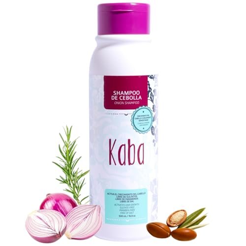 Kaba Onion Shampoo for Hair Growth - Sulfate-Free & Paraben-Free - Stimulates Hair Regrowth, Reduces Hair Loss, Deep Scalp Cleanse for All Hair Types - 500 ML Avelisse