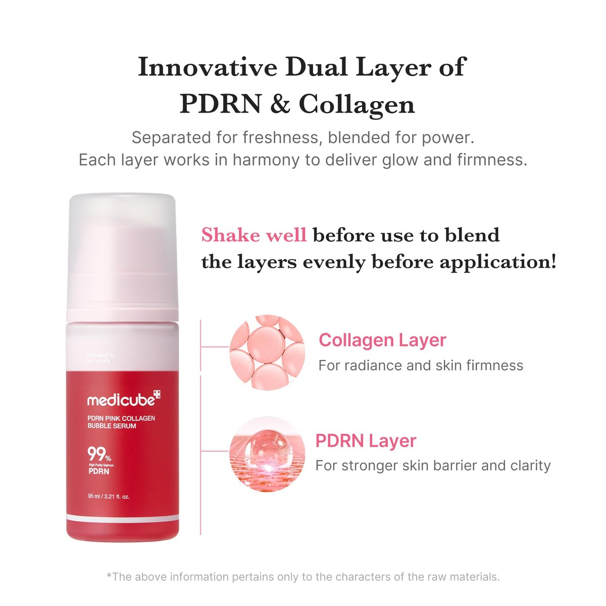 medicube PDRN Pink Collagen Bubble Serum - Bubble-to-Glow Firming Serum with 99% Purity PDRN & Low-Molecular Collagen, Lightweight Fast-Absorbing Texture for Radiant Plump Skin, 3.21 fl.oz - görsel 12