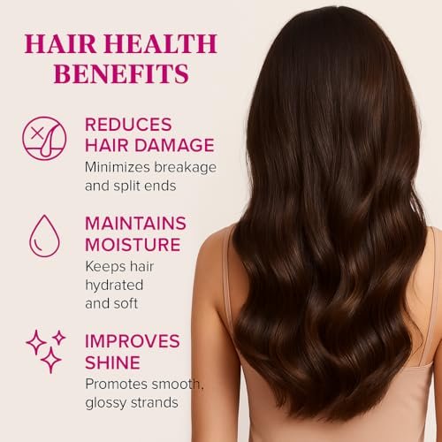 Curl Socks Heatless Hair Curler Set – 4-Piece Satin & Cotton Overnight Curlers for Heatless Curls, Secure Toggle, Reusable Hair Accessories for Women (Fuchsia Pink) Avelisse