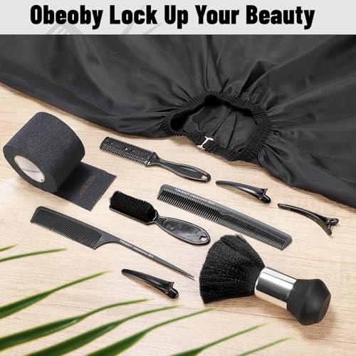 10 in 1 Barber Cape Kit – Professional Hair Cutting Cape, Neck Duster Brush, Combs, Clips & Cleaning Supplies for Home Use, Gifts for Men & Dad - görsel 14