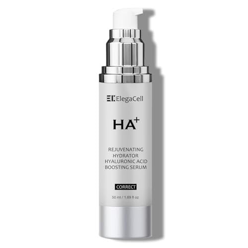 HACIRFE HA Rejuvenating Hydrator Hyaluronic Acid Serum for Face – Deep Hydrating Serum with Niacinamide and Ceramides Avelisse