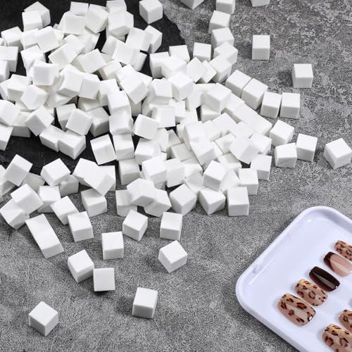 400 PCS Mini Nail Sponges for Gradient Nail Art - Square Sponge Applicators for Professional Salon & Home Use - görsel 12