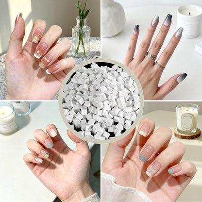 400 PCS Mini Nail Sponges for Gradient Nail Art - Square Sponge Applicators for Professional Salon & Home Use