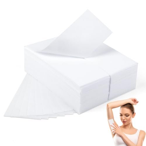 250 Pack Large Non-Woven Wax Strips for Hair Removal – 7.8x2.75 Inch Body & Facial Waxing Paper, Soft & Skin-Friendly - görsel 2