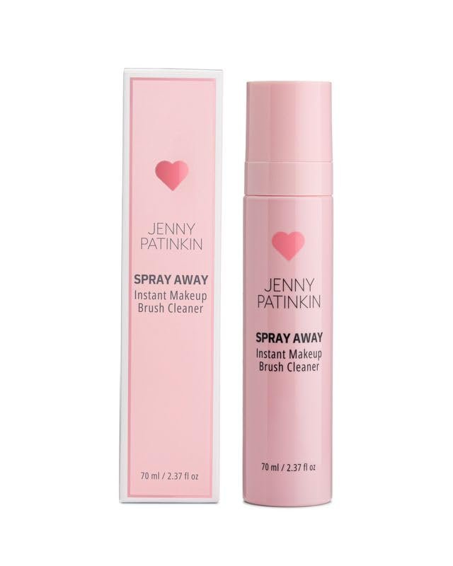 JENNY PATINKIN Instant Makeup Brush Cleaner Spray – Quick-Drying Sanitizing Solution for Makeup Brushes, Sponges & Powder Puffs – Travel-Sized 2.37 fl oz Avelisse