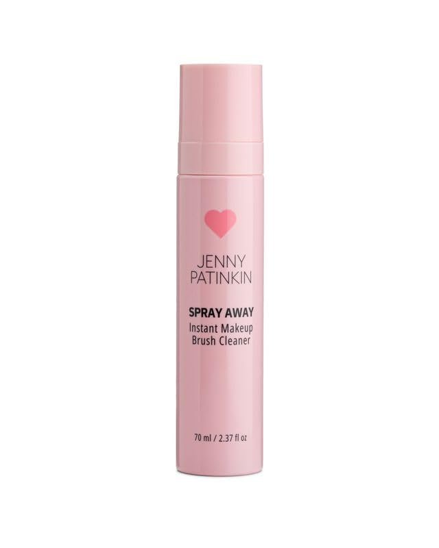 JENNY PATINKIN Instant Makeup Brush Cleaner Spray – Quick-Drying Sanitizing Solution for Makeup Brushes, Sponges & Powder Puffs – Travel-Sized 2.37 fl oz Avelisse