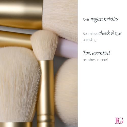 LAURA GELLER NEW YORK Professional 21-Piece Dual-Ended Cheek & Eyeshadow Brush Set - Cruelty-Free Makeup Brushes - görsel 4