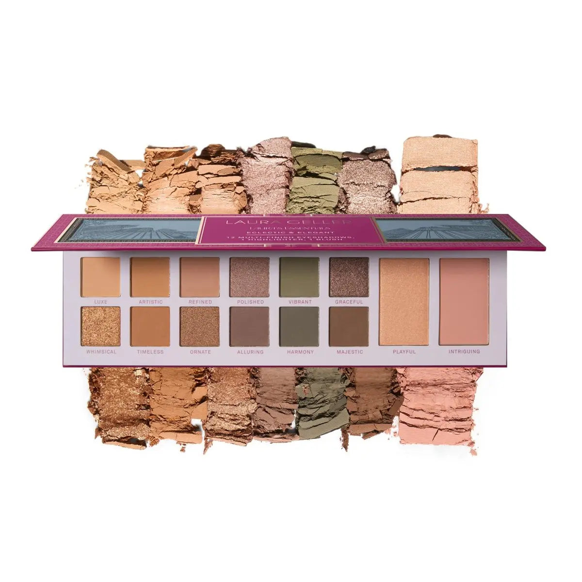 LAURA GELLER NEW YORK Laura's Essentials Eclectic & Elegant Eyeshadow and Face Palette - Full Face Makeup for Mature Skin Avelisse