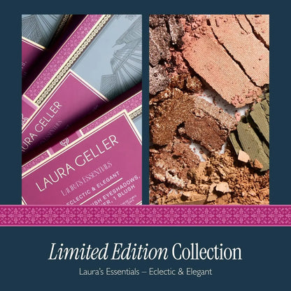 LAURA GELLER NEW YORK Laura's Essentials Eclectic & Elegant Eyeshadow and Face Palette - Full Face Makeup for Mature Skin Avelisse