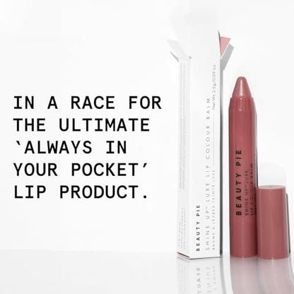Beauty Pie Shine Up Luxe Lip Colour Balm Stick - Baby Bare - Hydrating & Softening Lip Balm