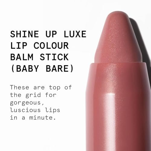 Beauty Pie Shine Up Luxe Lip Colour Balm Stick - Baby Bare - Hydrating & Softening Lip Balm - görsel 4