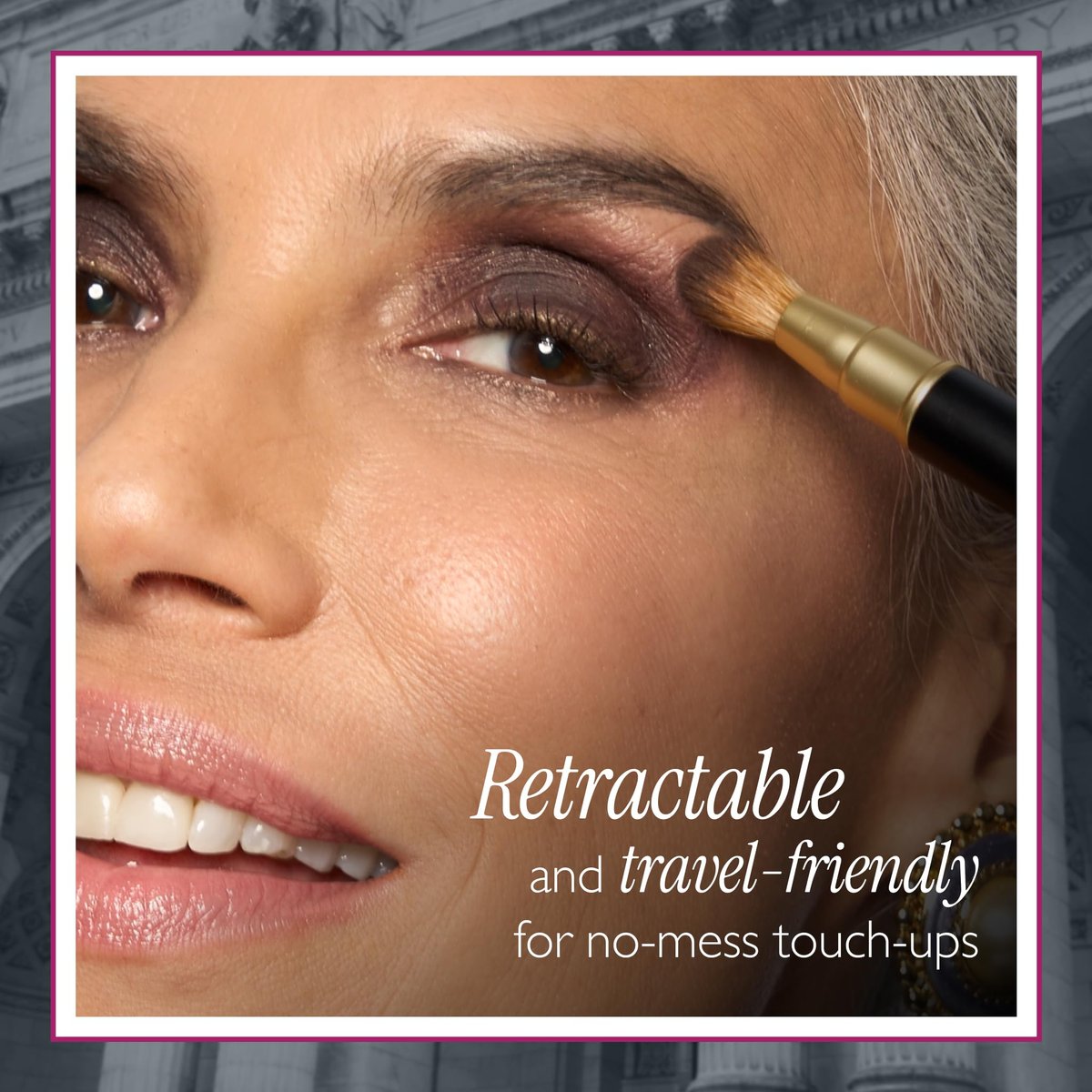 LAURA GELLER NEW YORK Cosmetic Professional Makeup Brushes - Cruelty-Free - 22 Dual-Ended Lip + Eyeshadow Brush - görsel 7