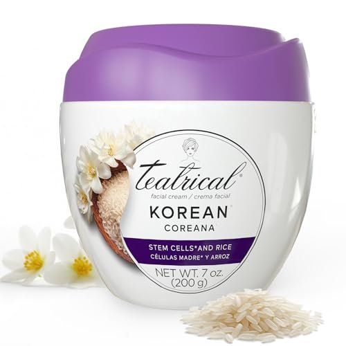 TEATRICAL Korean Facial Cream with Stem Cells and Rice – Face Moisturizer for Women, Hydrating & Even Tone, Paraben-Free Non-Greasy Formula, 7 oz - görsel 2