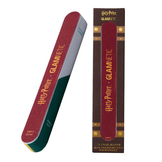 Glamnetic x Harry Potter™ 7-in-1 Nail Buffer – All-in-One Nail Buffing Block for Filing, Shaping, Smoothing & Polishing Avelisse