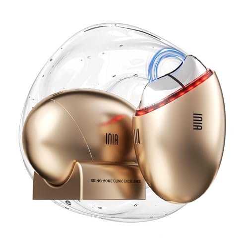 INIA 7-in-1 Red Light Therapy for Face and Neck Gua Sha Facial Massager Tool Device with Thermal and Cryo Mode for Puffiness & Firming Skincare Tool Avelisse