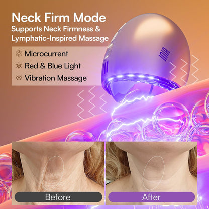 INIA 7-in-1 Red Light Therapy for Face and Neck Gua Sha Facial Massager Tool Device with Thermal and Cryo Mode for Puffiness & Firming Skincare Tool Avelisse