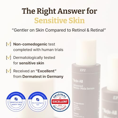Dr.Reju-All Advanced Retino-Mela Serum – HPR Retinol Serum for Face – Anti-Aging, Pore Minimizer – Next-Gen Korean Skincare – Gentle & Beginner-Friendly – Niacinamide 10% & TXA 4% – 1 Fl Oz Avelisse