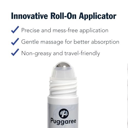 Puggaree Redensyl Hair Growth Serum Roll On – 3% Rosemary & 3% Redensyl DHT-Blocking Scalp Serum for Thicker, Fuller Hair – For Women & Men (30 ml) Avelisse
