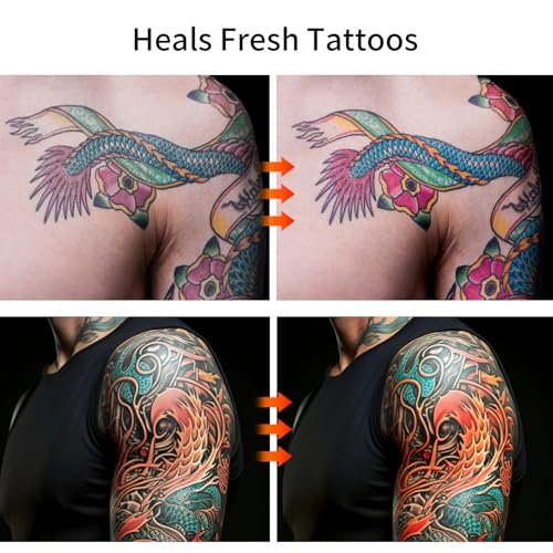 YAFUSIPE Tattoo Aftercare Lotion – Daily Moisturizer for New & Old Tattoos, Healing & Color Enhancement, 8 oz Avelisse