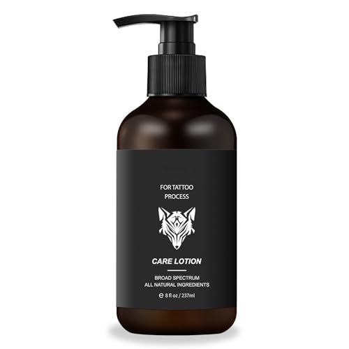 YAFUSIPE Tattoo Aftercare Lotion – Daily Moisturizer for New & Old Tattoos, Healing & Color Enhancement, 8 oz Avelisse