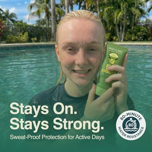 Organic Grass-Fed Tallow Mineral Sunscreen SPF 50 — No White Cast, Non-Nano Zinc Oxide, Reef Safe UVA/UVB, Water Resistant 80 Min, Moisturizing & Soothing with Aloe Vera, Face & Body, 3.4 oz - görsel 8
